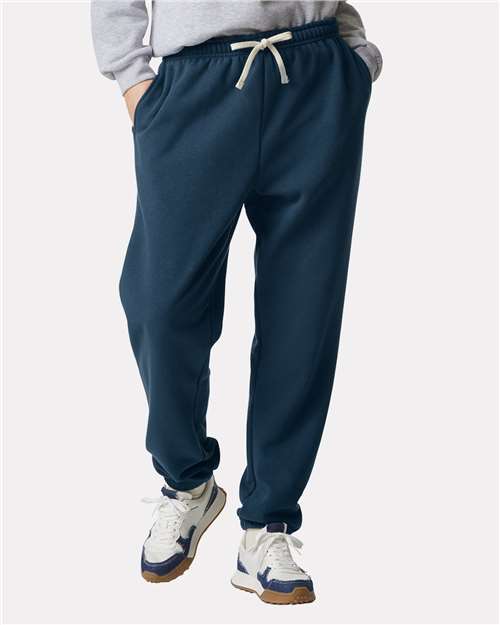 American Apparel Unisex ReFlex Fleece Sweatpants - American Apparel RF491 Sea Blue S