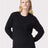American Apparel Unisex Super Heavyweight Long Sleeve Pocket Tee - American Apparel 9410 Black S