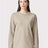American Apparel Unisex Super Heavyweight Long Sleeve Pocket Tee - American Apparel 9410 Bone S
