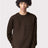 American Apparel Unisex Super Heavyweight Long Sleeve Pocket Tee - American Apparel 9410 Brown S
