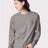 American Apparel Unisex Super Heavyweight Long Sleeve Pocket Tee - American Apparel 9410 Gravel S