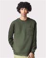 American Apparel Unisex Super Heavyweight Long Sleeve Pocket Tee - American Apparel 9410 Lieutenant S