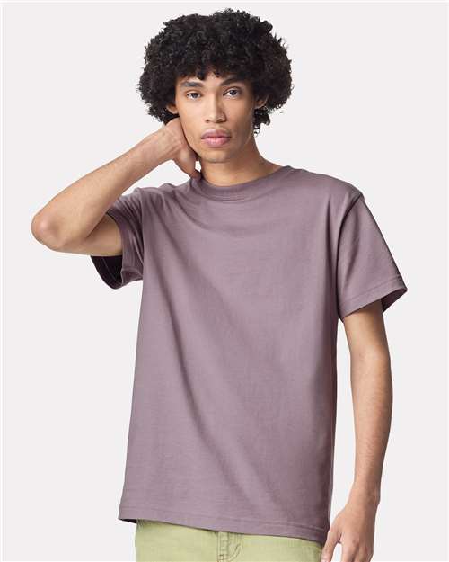 American Apparel Unisex Super Heavyweight Tee - American Apparel 9001 Smokey Violet S