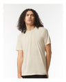American Apparel Unisex Triblend Track Tee - American Apparel TR401 Tri - Cream XS
