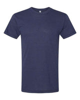 American Apparel Unisex Triblend Track Tee - American Apparel TR401 Tri - Indigo XS