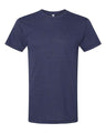 American Apparel Unisex Triblend Track Tee - American Apparel TR401 Tri - Indigo XS