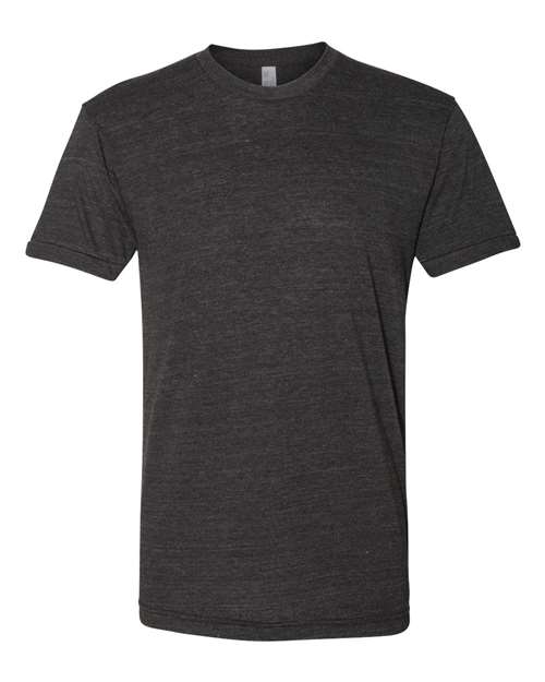 American Apparel Unisex USA - Made Triblend Track Tee - American Apparel TR401USA Tri - Black XS
