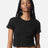 American Apparel Women's Baby Rib Cropped Tee - American Apparel BR210 Black S