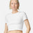 American Apparel Women's Baby Rib Cropped Tee - American Apparel BR210 White S