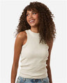 American Apparel Women's Baby Rib Tank - American Apparel BR2101 Bone S