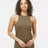 American Apparel Women's CVC Tank - American Apparel 101CVC Heather Army S