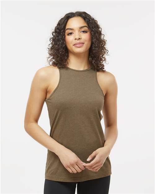 American Apparel Women's CVC Tank - American Apparel 101CVC Heather Army S
