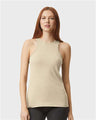 American Apparel Women's CVC Tank - American Apparel 101CVC Heather Bone S