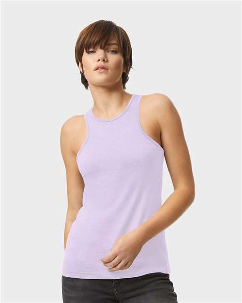 American Apparel Women's CVC Tank - American Apparel 101CVC Heather Lilac S