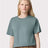 American Apparel Women's Fine Jersey Boxy Tee - American Apparel 102 Arctic S