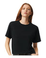 American Apparel Women's Fine Jersey Boxy Tee - American Apparel 102 Black S
