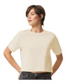 American Apparel Women's Fine Jersey Boxy Tee - American Apparel 102 Creme S