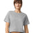 American Apparel Women's Fine Jersey Boxy Tee - American Apparel 102 Heather Grey S