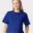American Apparel Women's Fine Jersey Boxy Tee - American Apparel 102 Lapis S