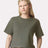 American Apparel Women's Fine Jersey Boxy Tee - American Apparel 102 Lieutenant S