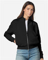 American Apparel Women's French Terry Full - Zip Jacket - American Apparel FTJ00 Black S