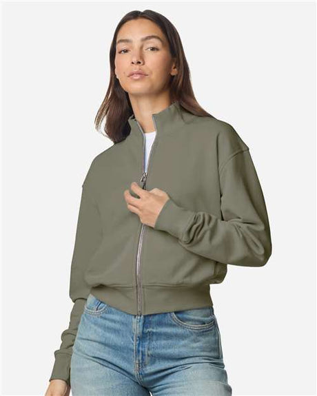 American Apparel Women's French Terry Full - Zip Jacket - American Apparel FTJ00 Lieutenant S