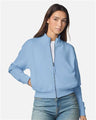 American Apparel Women's French Terry Full - Zip Jacket - American Apparel FTJ00 Powder Blue S