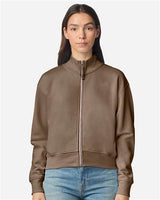 American Apparel Women's French Terry Full - Zip Jacket - American Apparel FTJ00 Savana S