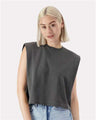 American Apparel Women's Garment - Dyed Heavyweight Muscle Tee - American Apparel 307GD Faded Black S