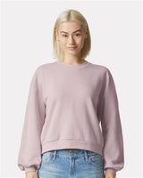 American Apparel Women's ReFlex Fleece Crewneck Sweatshirt - American Apparel RF494 Arctic S