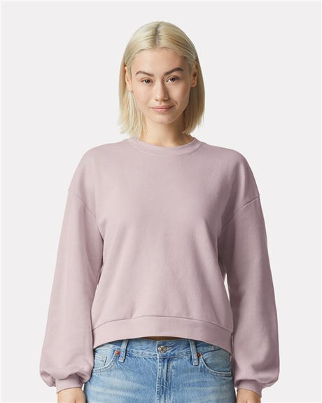 American Apparel Women's ReFlex Fleece Crewneck Sweatshirt - American Apparel RF494 Arctic S