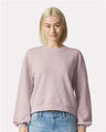 American Apparel Women's ReFlex Fleece Crewneck Sweatshirt - American Apparel RF494 Blush S