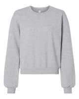 American Apparel Women's ReFlex Fleece Crewneck Sweatshirt - American Apparel RF494 Heather Grey S
