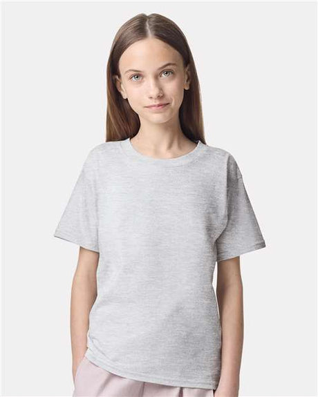 American Apparel Youth Fine Jersey Tee - American Apparel 2001Y Ash Grey XS