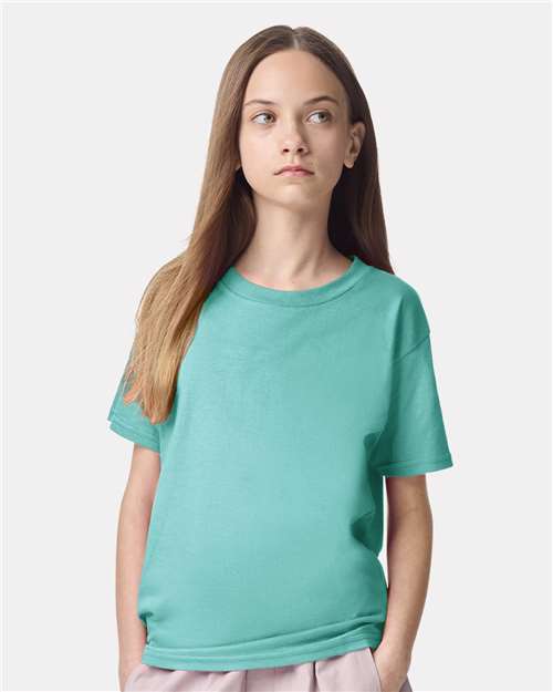American Apparel Youth Fine Jersey Tee - American Apparel 2001Y Celadon XS
