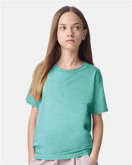 American Apparel Youth Fine Jersey Tee - American Apparel 2001Y Celadon XS