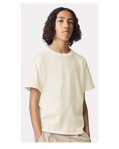 American Apparel Youth Fine Jersey Tee - American Apparel 2001Y Cream XS