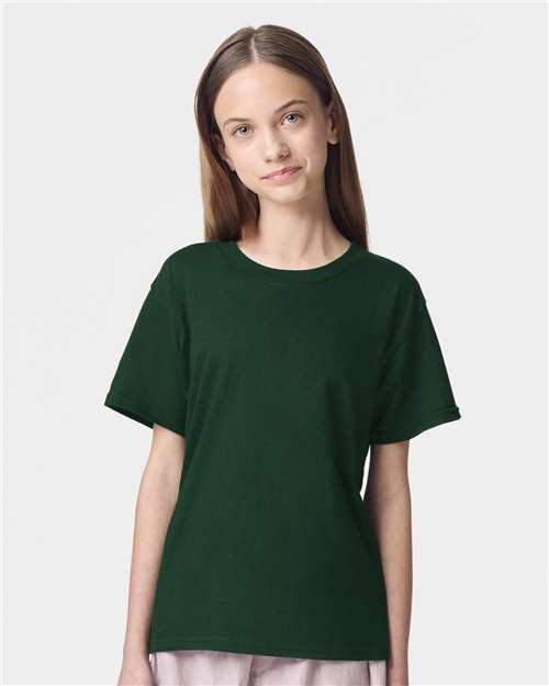 American Apparel Youth Fine Jersey Tee - American Apparel 2001Y Forest XS