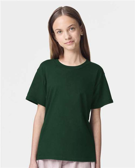 American Apparel Youth Fine Jersey Tee - American Apparel 2001Y Forest XS