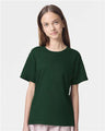 American Apparel Youth Fine Jersey Tee - American Apparel 2001Y Forest XS