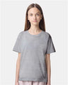 American Apparel Youth Fine Jersey Tee - American Apparel 2001Y Heather Grey XS