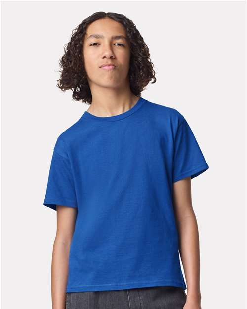 American Apparel Youth Fine Jersey Tee - American Apparel 2001Y Royal Blue XS