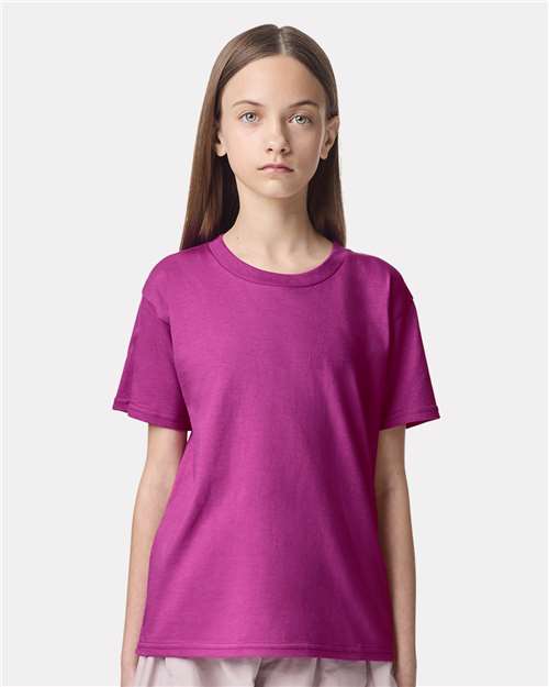 American Apparel Youth Fine Jersey Tee - American Apparel 2001Y Super Pink XS