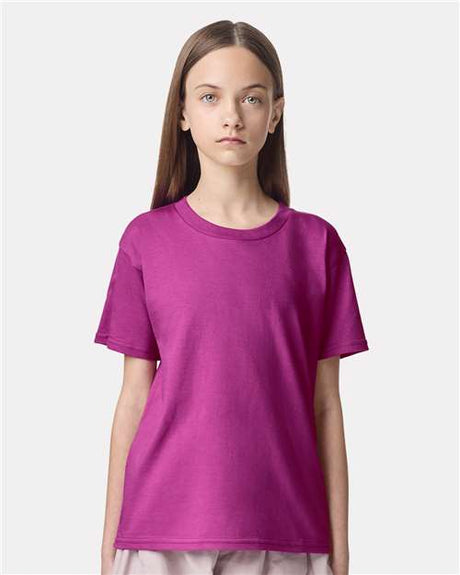 American Apparel Youth Fine Jersey Tee - American Apparel 2001Y Super Pink XS