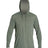 ANETIK Men's Low Pro Tech Hooded Long Sleeve T-Shirt - ANETIK MVLPRH8 Dark Olive Heathered XS Men's Performance Hooded Long Sleeve