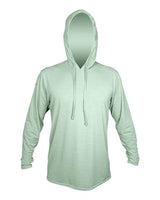 ANETIK Men's Low Pro Tech Hooded Long Sleeve T-Shirt - ANETIK MVLPRH8 Olive Heathered XS Men's Performance Hooded Long Sleeve