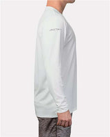 ANETIK Men's Low Pro Tech Long Sleeve T-Shirt - ANETIK MVLPRL8 White Heathered S Training Aids