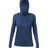 ANETIK Women's Breeze Tech Hooded Long Sleeve T-Shirt - ANETIK WSBRZH0 Navy Heathered XS Women's Performance Hooded Long Sleeve