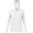 ANETIK Women's Breeze Tech Hooded Long Sleeve T-Shirt - ANETIK WSBRZH0 White Heathered XS Women's Performance Hooded Long Sleeve