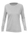 ANETIK Women's Breeze Tech Long Sleeve T-Shirt - ANETIK WSBRZL0 Alloy Heathered XS Women's Performance Long Sleeve